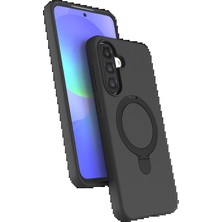 Samsung Galaxy A56 Regal Magsafe Standlı Kapak - Siyah KAYALI27-Y7898UKY