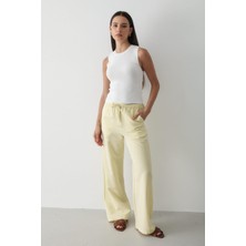 Jaste Kadın Kolsuz Bisiklet Yaka Triko Atlet EKRU