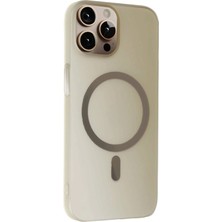 iPhone 15 Pro Max Tuna Pc Slim Magsafe Kapak - Titan Gri KAYALI27-Y7898UKY