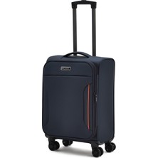 Fossil Ultra Light Kabin Boy Körüklü Kumaş Valiz – 360° 8 Tekerlekli, Hafif & Geniş Iç Hacim