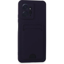 Xiaomi Redmi Note 12 4g Kılıf Kelvin Kartvizitli Silikon - Derin Mor KAYALI27-Y7898UKY