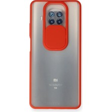Xiaomi Mi 10T Lite Kılıf Palm Buzlu Kamera Sürgülü Silikon - Kırmızı KAYALI27-Y7898UKY