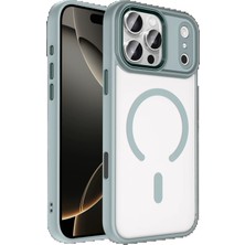Apple iPhone 17 Pro Terea Magsafe Kapak - Gri KAYALI27-Y7898UKY