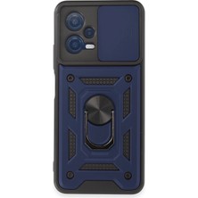 Xiaomi Redmi Note 12 5g Kılıf Pars Lens Yüzüklü Silikon - Lacivert KAYALI27-Y7898UKY