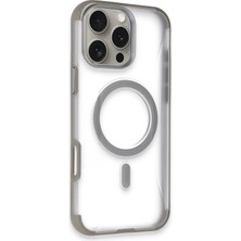 iPhone 14 Pro Max Hilton Magsafe Kapak - Titan Gri KAYALI27-Y7898UKY