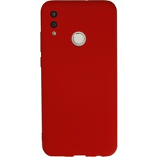 Huawei P Smart 2019 Kılıf Nano Içi Kadife Silikon - Kırmızı KAYALI27-Y7898UKY