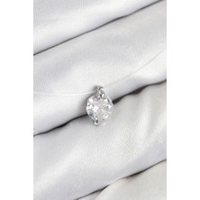 Shopwave Misineli Zirkon Taşlı Model Gümüş Renk Hayalet Kolye - TJ-BKO10505