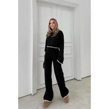 Newco Kadıın Detaylı Yumuşak Dokulu Triko Ikili Takım