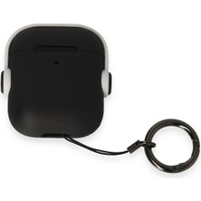 Airpods 2 (2.nesil) Cool Kılıf - Siyah-Beyaz KAYALI27-Y7898UKY