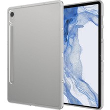 Oyo Store Galaxy Tab S9 Fe Kılıf  Uyumlu Oyo Tablet Süper Silikon Kapak-Renksiz