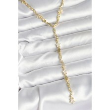 Shopwave Pirinç Gold Renk Kadın Manifest Kolye - TJ-BKO10599