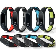 Eldenör Xiaomi Mi Band 2 Nike Style Soft Silikon KAYIŞ-(5775)