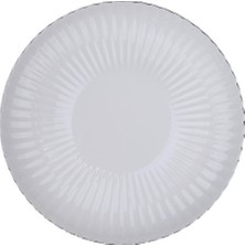 Kütahya Porselen Bone Luz Platin Fileli Servis Tabağı 27CM Tekli