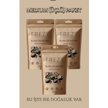 Frezy Freeze Dried Frezy Freeze Dry Elma Dilimleri Dondurularak Kurutulmuş Sağlıklı Atıştırmalık Kuru Meyve Cipsi 20G