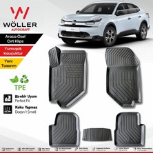 Wöller Citroen C4 x Paspas 2022 2026 Arası Uyumlu 3D Havuzlu Paspas