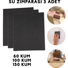 Endüstriyel Ümit Yapı Market Su Zımparası Seti 60 100 150 Kum – Pas ve Boya Temizleme Için 3’lü Set