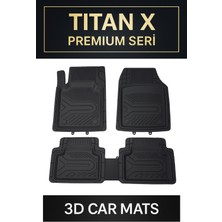 Black Gold Mercedes C Serisi W205 2014-2021 3D Havuzlu Oto Paspas Titan x