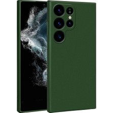 Oyo Store Galaxy S23 Ultra Kılıf Oyo Premier Silikon Kapak-Koyu Yeşil