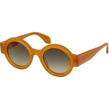 Gigi Studios Mirea Gs1057 85 Turuncu Yuvarlak Kadın Güneş Gözlüğü