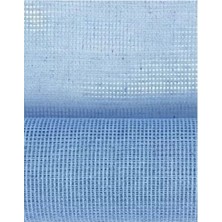 öztürk Sökülebilir Kanaviçe Kumaş, 35CMX1METRE. Mavi.