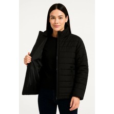 byasafkids Bomber Mont Ceket – Su Itici Kumaş, Kapitone Astarlı, Fermuarlı, Kışlık - Siyah