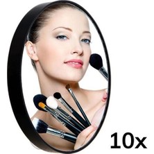 Lowell Home Buffer® 10X Büyüteçli Vantuzlu Pratik Kullanışlı Makyaj Lens Traş Aynası LWL-47U89