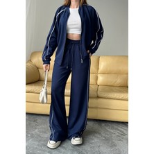 Balenbi Kadın Modal Kumaş Çift Biyeli Fermuarlı Takım 1127