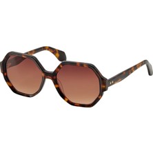 Gigi Studios Mavie Gs1055 20 Havana Geometrik Kadın Güneş Gözlüğü