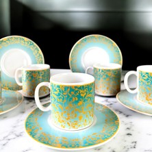 Kütahya Home Verdora Kahve Fincan Takımı 12 Parça Fine Porselen 6 Kişilik