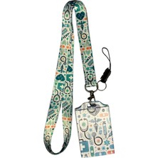 Stormistoretr Sağlık Temalı Boyun Ipi + Uv Baskılı Kartlık – Hemşire Doktor Yaka Kartı Seti