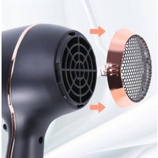 Hyundaı HC-122 Iyon Teknolojili Saç Kurutma Makinesi 1800W Güçlü Motor 3 Sıcaklık Ayarlı - Gavm