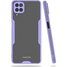 Oyo Store Galaxy A12 Kılıf Oyo Parfe Kapak-Mor