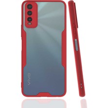 Oyo Store Vivo Y11S Kılıf Oyo Parfe Kapak-Kırmızı