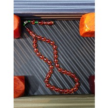 Anemore Collection Dabbas Usta Yapımı Çubuk Kehribar Tesbih En Güzel Hediye