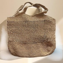 LaSunza El Örgüsü Büyük Boy Çok Amaçlı Plaj Çantası