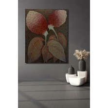 Büyülü Çiçeklerin Dansı Sulu Boya Görünümlü Ahşap Dekoratif Ev,antre,salon,ofis,mutfak Tablo