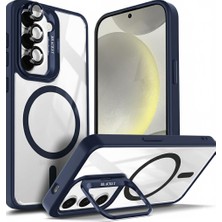 Kip GSM Samsung Galaxy A16 Kılıf Magsafe Şarj Destekli Kamera Lens Koruyucu Hediyeli Açılır Standlı Kapak