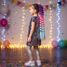 TeknoKapsül Balon Örgülü Lastikli At Kuyruğu / ACM19