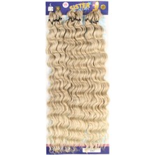 TeknoKapsül Afro Dalgası Saç / Küllü Balköpüğü / Platin Ombreli 16/613