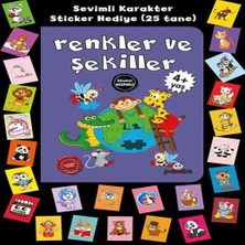 TeknoKapsül Stickerlı 4+ Yaş Renkler ve Şekiller