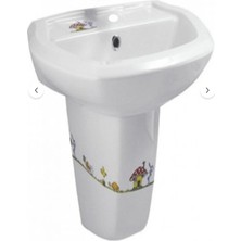 E.c.a Serel Çocuk Lavabo Mantar Dekor 40X50 + Çocuk Yarım Ayak Mantar Dekor