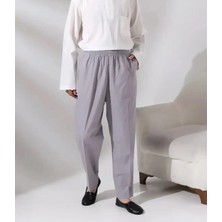 Begün Erkek Hac-Umre Keten Pantolon...kaliteli Erkek Lastikli Şalvar...