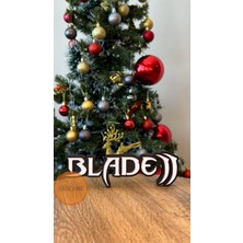 Turuncuhane Blade Marvel Avengers Logo Masaüstü Dekor Koleksiyon Figürü Hediyelik Obje Masa Süsü 16 cm