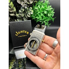 Nikaş Norveç Gemici Model Morisk Şeffaf Yakıt Depolu Havalı Koleksiyonluk Benzinli Çakmak