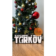 Turuncuhane Escape From Tarkov Logo Masaüstü Playstation Xbox Koleksiyon Figürü Hediyelik 16 cm