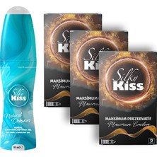 Silky Kiss Her Gece Paketi 7- Natural Kayganlaştırıcı Jel ve 3 Kutu Maksimum Prezervatif