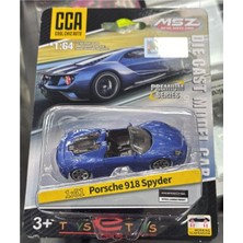Cca Premium Series Porsche 918 Spyder Mavi 1/61 Model Araba