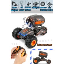 Yıldırım Oyuncak Uzaktan Kumandalı LED Işık Su Balonu Atabilen 2 Farklı Kullanım Dublör Rc Araba 27 cm Ful Fonksiyon