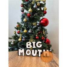 Turuncuhane Big Mouth Logo Logo Masaüstü Dekor Koleksiyon Figürü Hediyelik Dekoratif Obje Masa Süsü 16 cm