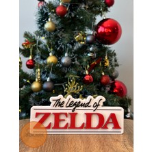 Turuncuhane The Legend Of Zelda Logo Masaüstü Dekor Koleksiyon Figürü Hediyelik Dekoratif Obje Masa Süsü 16CM